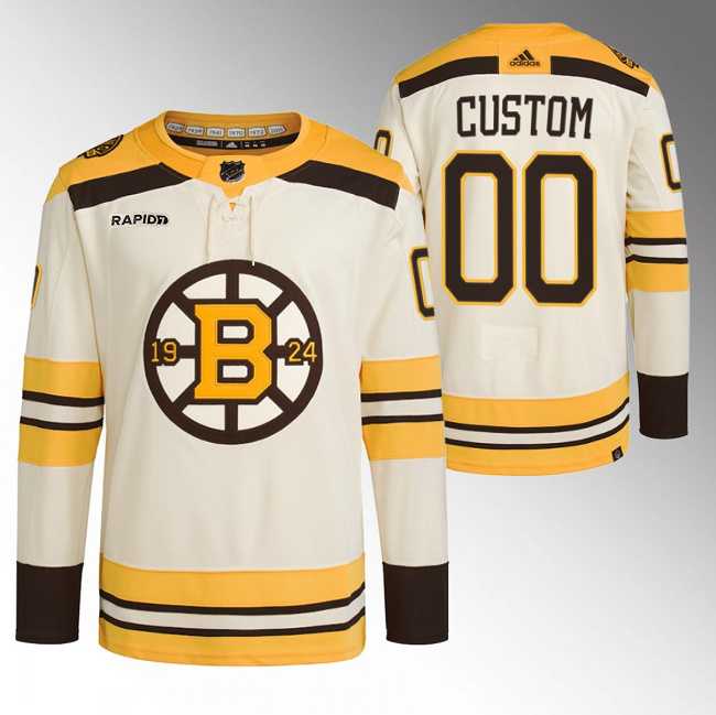 Men's Boston Bruins Custom Cream With Rapid7 Patch 100th Anniversary Stitched Jersey,We sell and wholesale Men's Boston Bruins Custom Cream With Rapid7 Patch 100th Anniversary Stitched Jersey on line form chian!